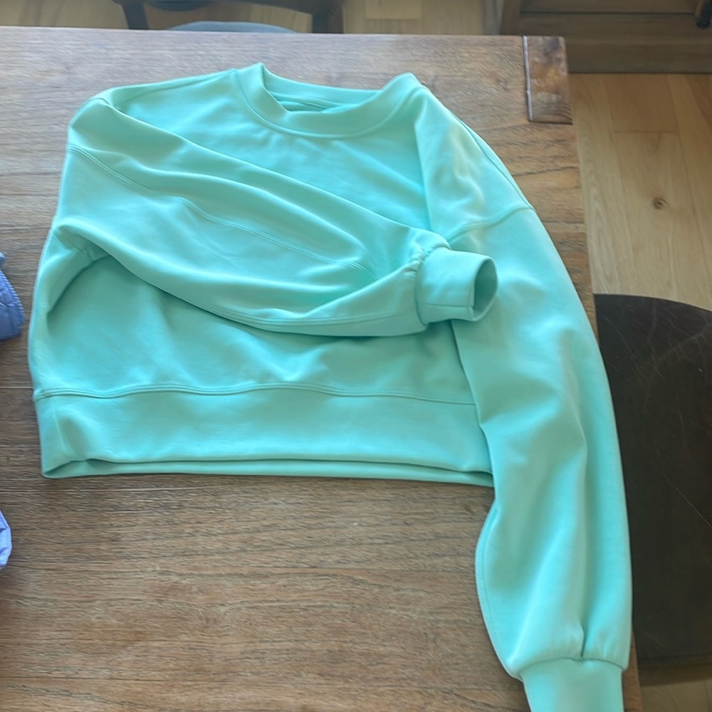Lululemon perfectly oversized crop sweatshirt